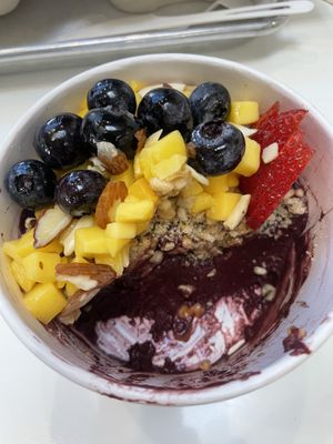 Açaí bowl   at Raw in Milpitas