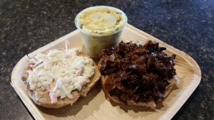 Shredded BBQ Sandwich at Magic Vegan Cafe in Gulfport