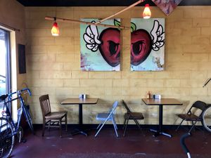 Inside  at Magic Vegan Cafe in Gulfport