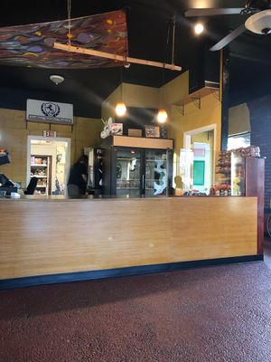 Counter at Magic Vegan Cafe in Gulfport