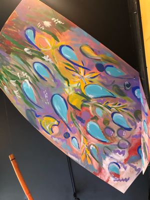 Art at Magic Vegan Cafe in Gulfport