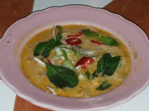 Laksa soup at Genesis Plant Based Alchemy in North London