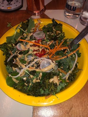 Asian salad  at Genesis Plant Based Alchemy in North London