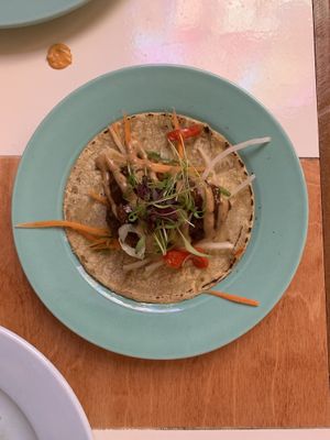 Tacos at Genesis Plant Based Alchemy in North London