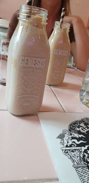 Peanut butter milkshake at Genesis Plant Based Alchemy in North London