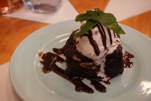 Brownie at Genesis Plant Based Alchemy in North London