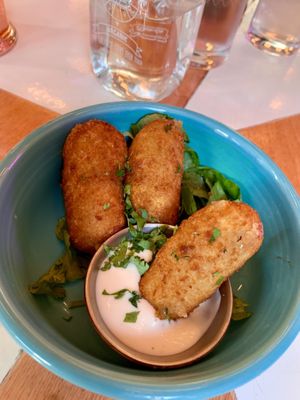 Cheese sticks - amazing!! at Genesis Plant Based Alchemy in North London