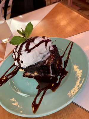 Brownie  at Genesis Plant Based Alchemy in North London