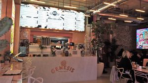 Counter and Till to Order at Genesis Plant Based Alchemy in North London