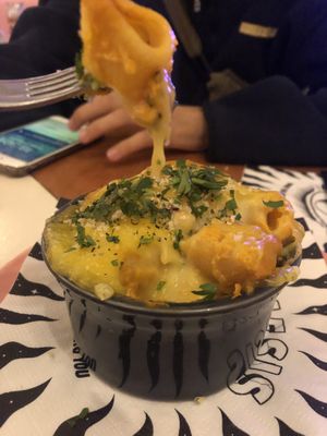 Mac n Cheese at Genesis Plant Based Alchemy in North London