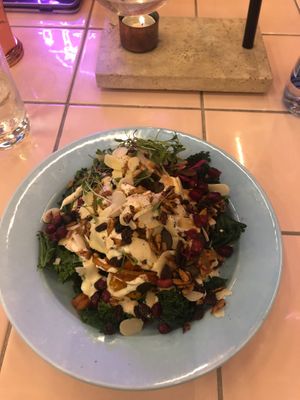 good salad at Genesis Plant Based Alchemy in North London