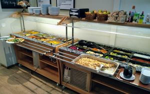 Mostly vegan buffet at Bella in Stockholm