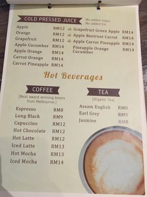 Menu 3 at Joies Sourdough in Penang