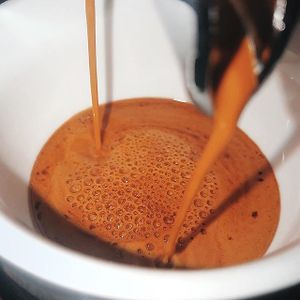 Espresso at Stars Coffee in Riga