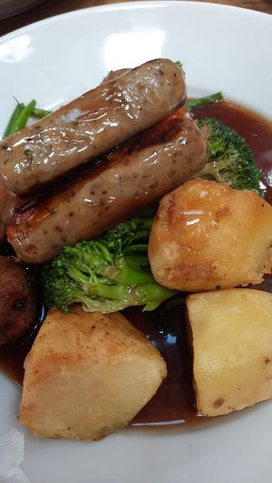 Vegan Sausage Roast   at Bread & Bitter in Nottingham