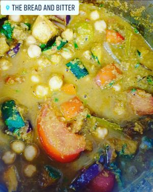 South East Asian tofu and chick pea curry at Bread & Bitter in Nottingham