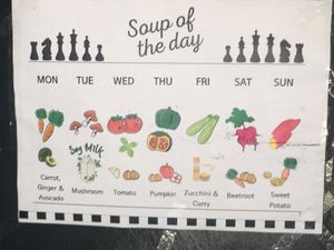 Menu at Chess Cafe in Kigali