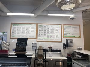 menu   at Choice Superfood Bar & Juicery - Little Italy in San Diego