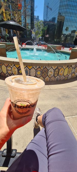 Peanutbutter Chai Smoothie at Choice Superfood Bar & Juicery - Little Italy in San Diego