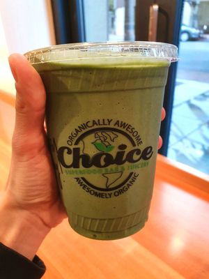 Warrior at Choice Superfood Bar & Juicery - Little Italy in San Diego