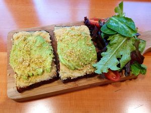 Avocado toast at Choice Superfood Bar & Juicery - Little Italy in San Diego