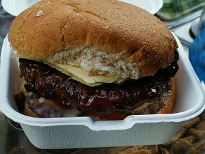 S.O.S. Burger at Sun of Seitan in Newcastle Upon Tyne