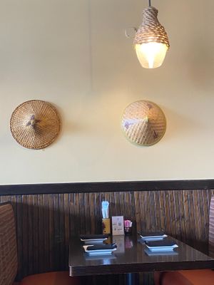 Nicely decorated.. super cold inside at Little V's Vietnamese Bistro in Katy