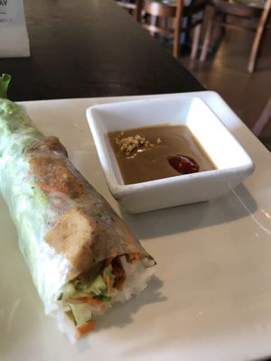 veggie tofu rolls at Little V's Vietnamese Bistro in Katy