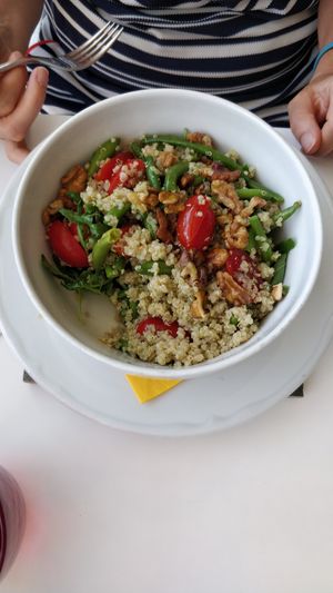 The salad with quinoa at La Favorita in Dorgali