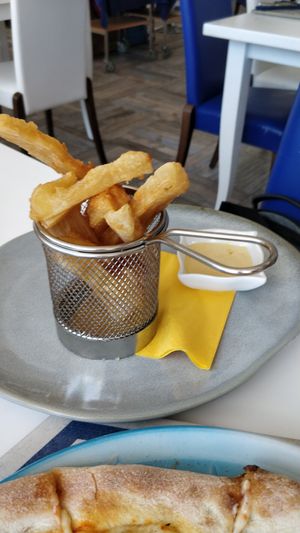 Fried yuca at La Favorita in Dorgali