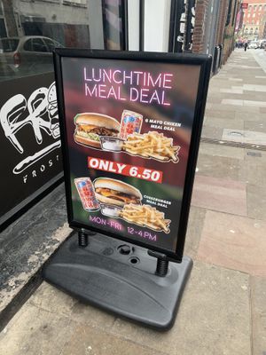 Mom-Fri deal   at Frost Burgers in Liverpool