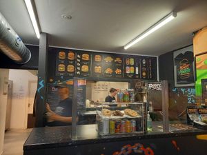 Zoom in for menu at Frost Burgers in Liverpool