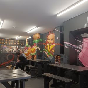Interior at Frost Burgers in Liverpool