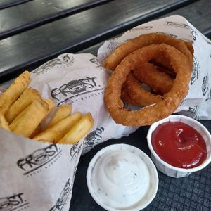 Amazing garlic sauce at Frost Burgers in Liverpool