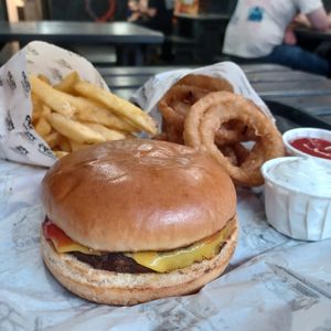 'Cheese burger' at Frost Burgers in Liverpool