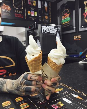 FROSTY CONES, VEGAN SOFT SERVE at Frost Burgers in Liverpool