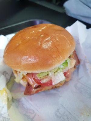 Burger at Frost Burgers in Liverpool