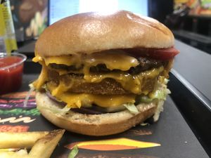 *Secret menu burger* at Frost Burgers in Liverpool