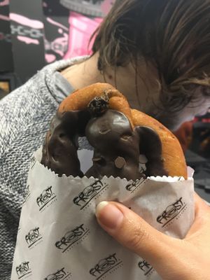 Chocolate and Poppyseed Doughnut at Frost Burgers in Liverpool