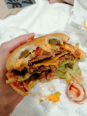 Beef burger - so good! at Frost Burgers in Liverpool