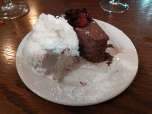 Fabulous dessert at Red Lion in Newburgh