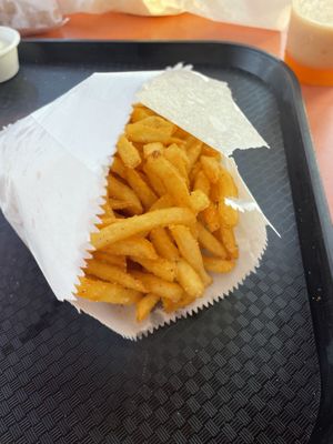 Pencil thin fries  at Goat Ledge in Hastings