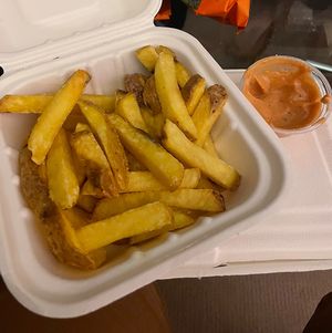 Fries with Vegan Secret Sauce   at American Dream Diner in Geneva