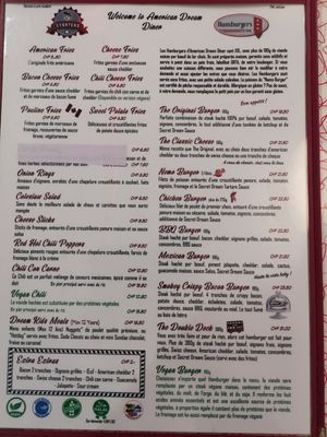 All Burges served vegan as well, vegan patty vegan cheese, vegan sauces at American Dream Diner in Geneva