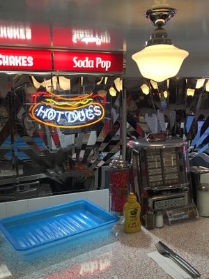 Counter at American Dream Diner in Geneva