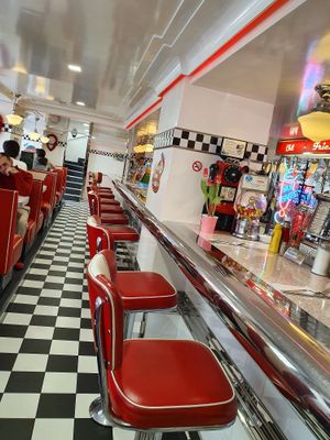 Interior at American Dream Diner in Geneva