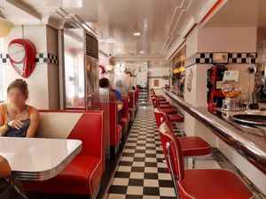 Interior at American Dream Diner in Geneva
