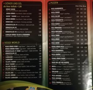 Veggie World & Pizza at Paki Doner Pizza in Hamm