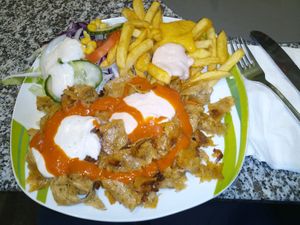 Dönerteller #2 Veggie at Paki Doner Pizza in Hamm