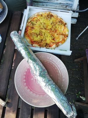 XL Lamacun und DönerPizza at Paki Doner Pizza in Hamm